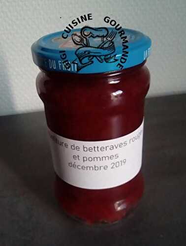 1 Recette facile, Confiture de betteraves rouges à la pomme