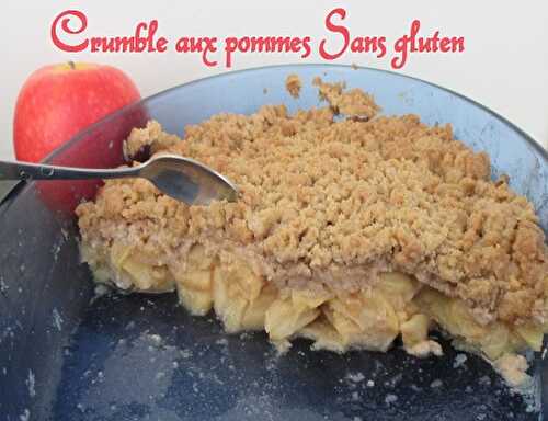 1 Recette facile, Crumble aux pommes sans gluten