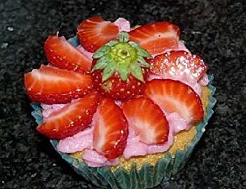 1 Recette facile, Cupcake mini tarte aux fraises