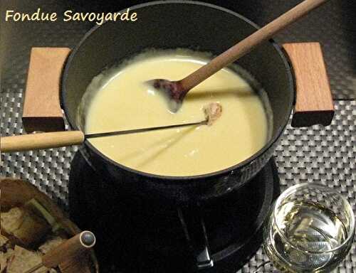 1 Recette facile, Fondue au Vacherin, Comté et Abondance