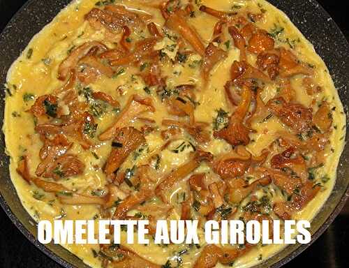 1 Recette facile, l'omelette aux girolles des bois