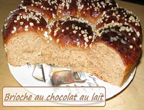 1 Recette facile, la brioche moelleuse au chocolat au lait