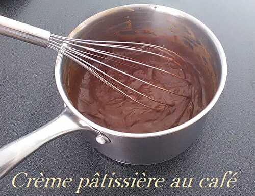 1 Recette facile, la crème pâtissière au café