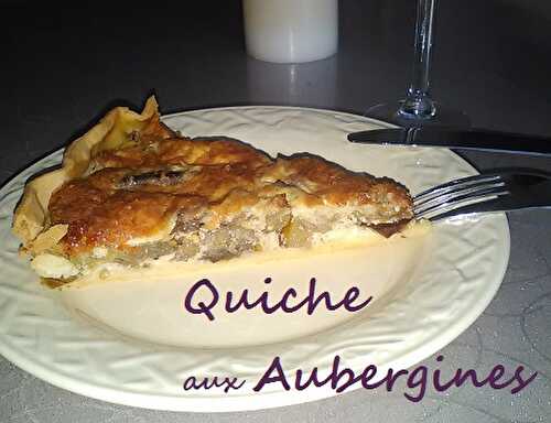 1 Recette facile, la tarte aux aubergines de mon jardin