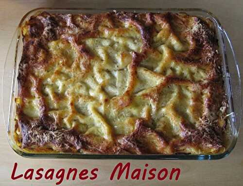 1 Recette facile, Lasagnes au boeuf maison