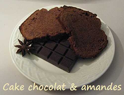 1 Recette facile, le cake moelleux au chocolat et amandes