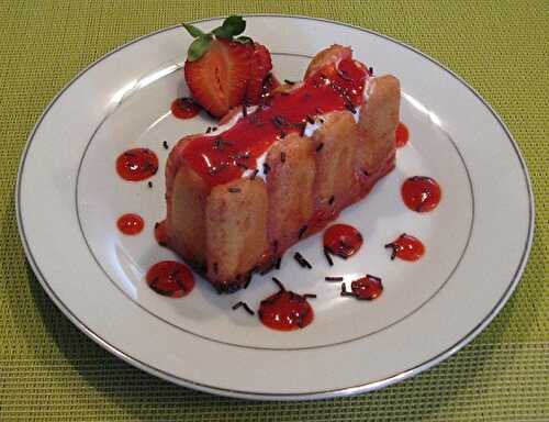 1 recette facile, les charlottines aux fraises