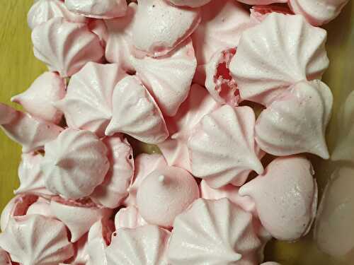 1 Recette facile, Les meringues sans oeufs