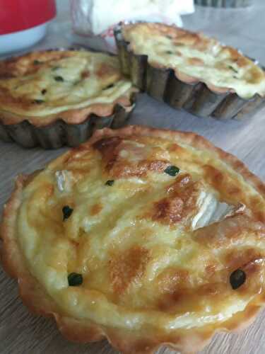 1 Recette facile, Mini Quiche au Camembert de Normandie