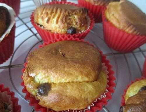 1 Recette facile, Muffins au mascarpone, poire et chocolat