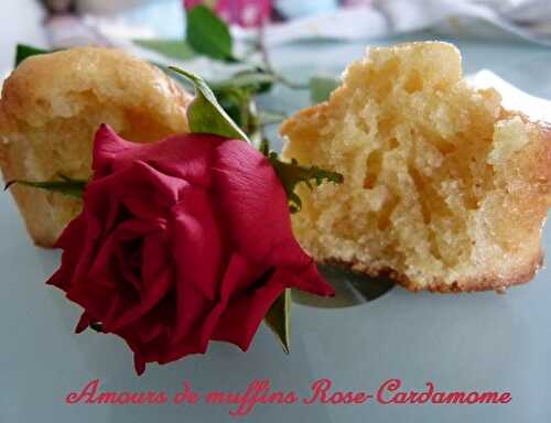 1 Recette facile, Muffins moelleux à la rose et cardamome