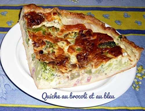 1 Recette facile, Quiche au brocoli et au bleu d'Auvergne