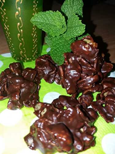 1 Recette facile, Roses des sables au chocolat noir