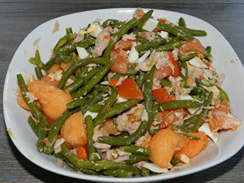 1 Recette facile, Salade de Haricots au Melon