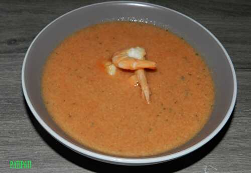 1 Recette facile, Soupe de poissons garnie de crevettes