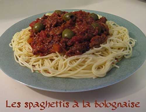 1 Recette facile, Spaghetti à la bolognaise