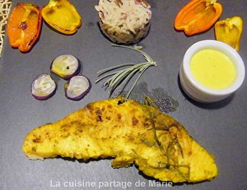 1 Recette facile, Steak de requin bleu au curcuma