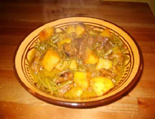 1 Recette facile, Tajine de boeuf aux haricots