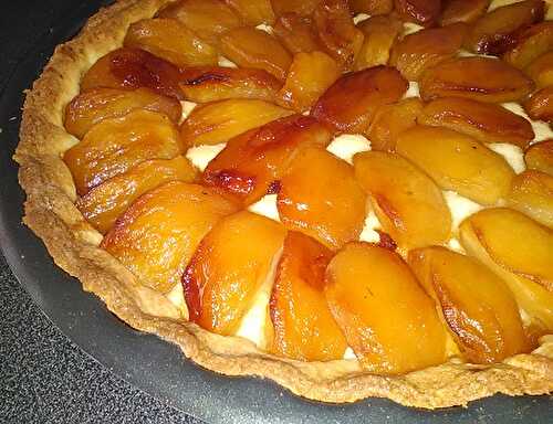 1 Recette facile, Tarte à l'amande et pommes caramélisées