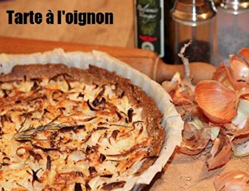 1 Recette facile, Tarte à l'oignon, romarin et crème de soja