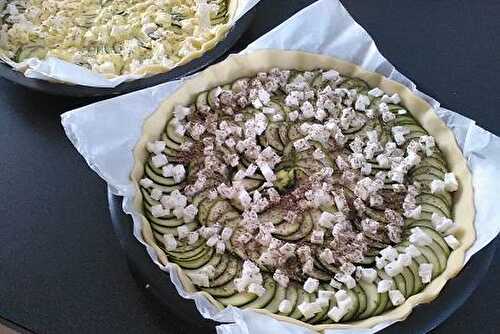 Tarte Courgette Mozzarella aux herbes de Provence