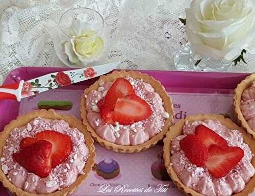 1 Recette facile, Tartelettes à la mousse de fraises