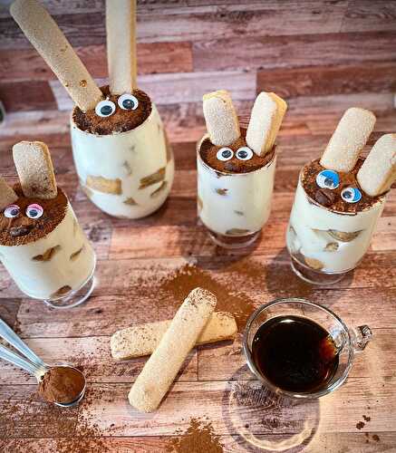 1 Recette facile, Tiramisu lapin pour Pâques