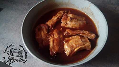 1 Recette facile, Travers de porc sauce barbecue au Cookéo