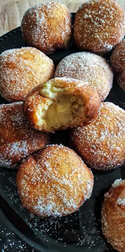 BEIGNETS A LA CRÈME PÂTISSIÈRE