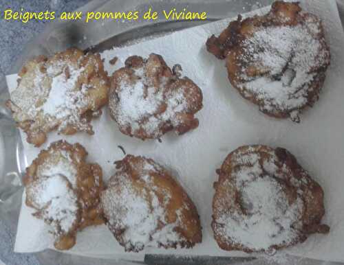 Beignets aux pommes de Viviane