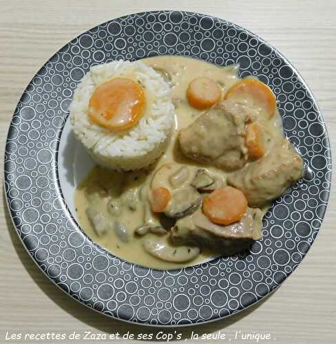 Blanquette de Veau au Cookéo - Les recettes de Zaza et de ses Cop's