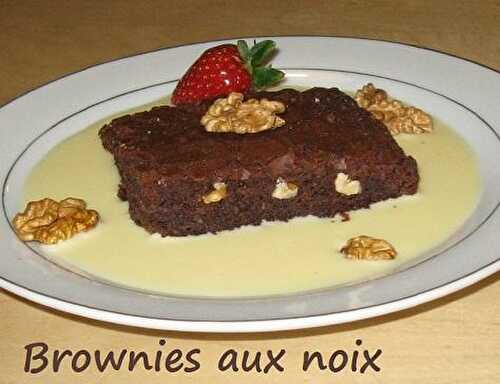 Brownies au chocolat et aux noix - Nosrecettesfaciles.com