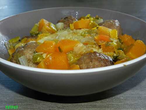 COUSCOUS AUX BOULETTES ET SES LÉGUMES ÉPICÉS