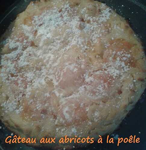 Gâteau aux abricots à la poêle