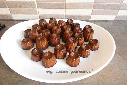 Mini cannelés au chocolat