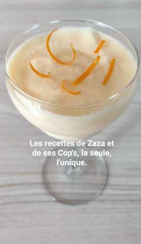 Mousse à l'orange