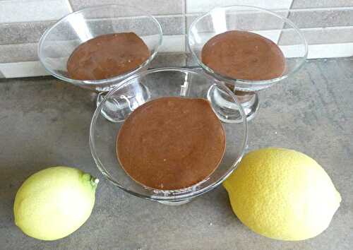 Mousse au chocolat au citron - Les recettes de Gigi cuisine gourmande