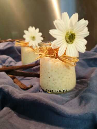 Perles Japon au lait à la vanille - Les recettes de Cuisinez avec Flo