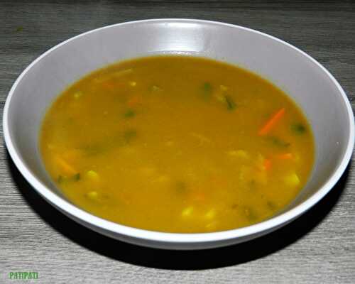 POTAGE AU BUTTERNUT ET SES LÉGUMES