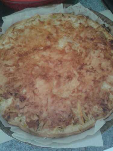 Quiche aux cèpes et pâtissons