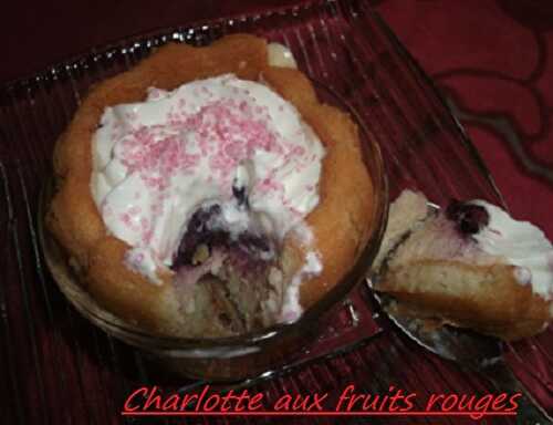 Recette de CHARLOTTE aux FRUITS ROUGES - Nos recettesfaciles.com