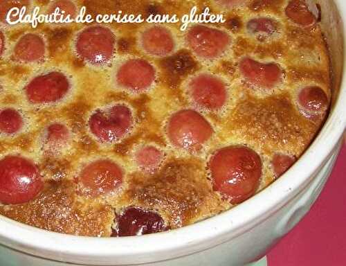 Recette de Clafoutis aux cerises sans gluten