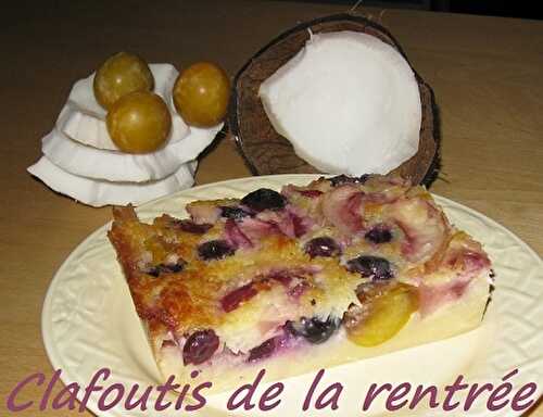 Recette de Clafoutis aux fruits de Septembre