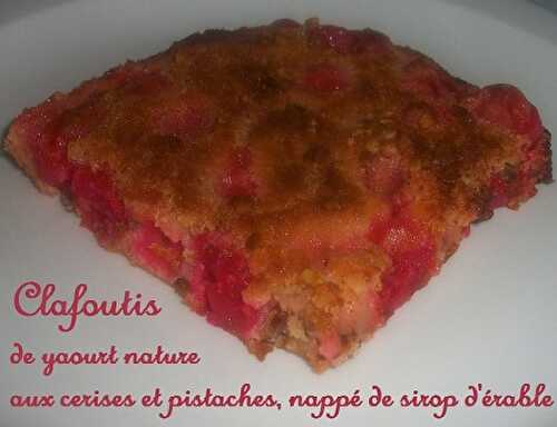 Recette de Clafoutis Cerises et Pistaches