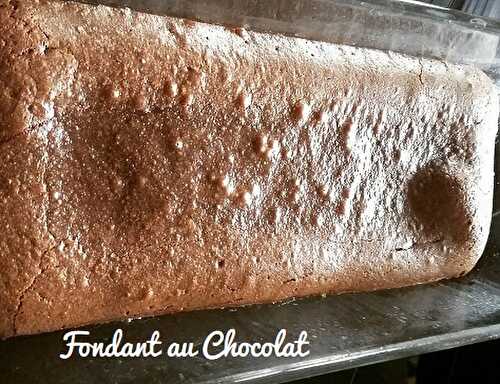 Recette de Fondant au Chocolat