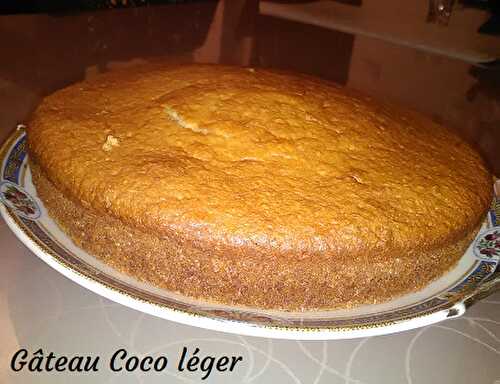 Gâteau Coco léger