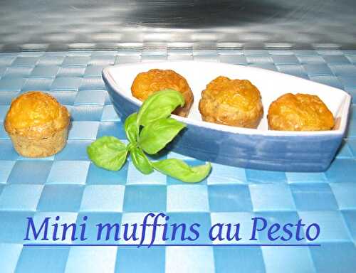 Recette de Mini Muffins au Pesto - Nosrecettesfaciles.com