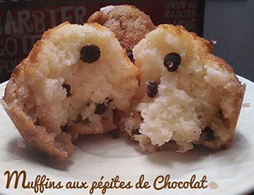 Recette de Muffins aux pépites de Chocolat - Nosrecettesfaciles.com