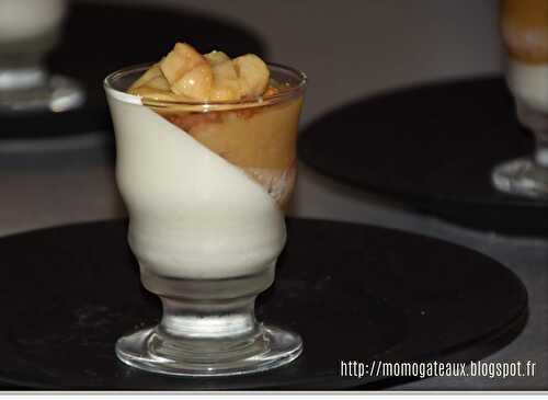 Recette de Panna Cotta et Pommes - Les recettes de Mauricette