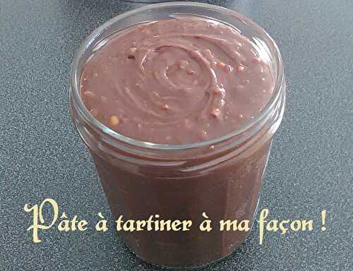 Recette de Pâte à tartiner façon rocher